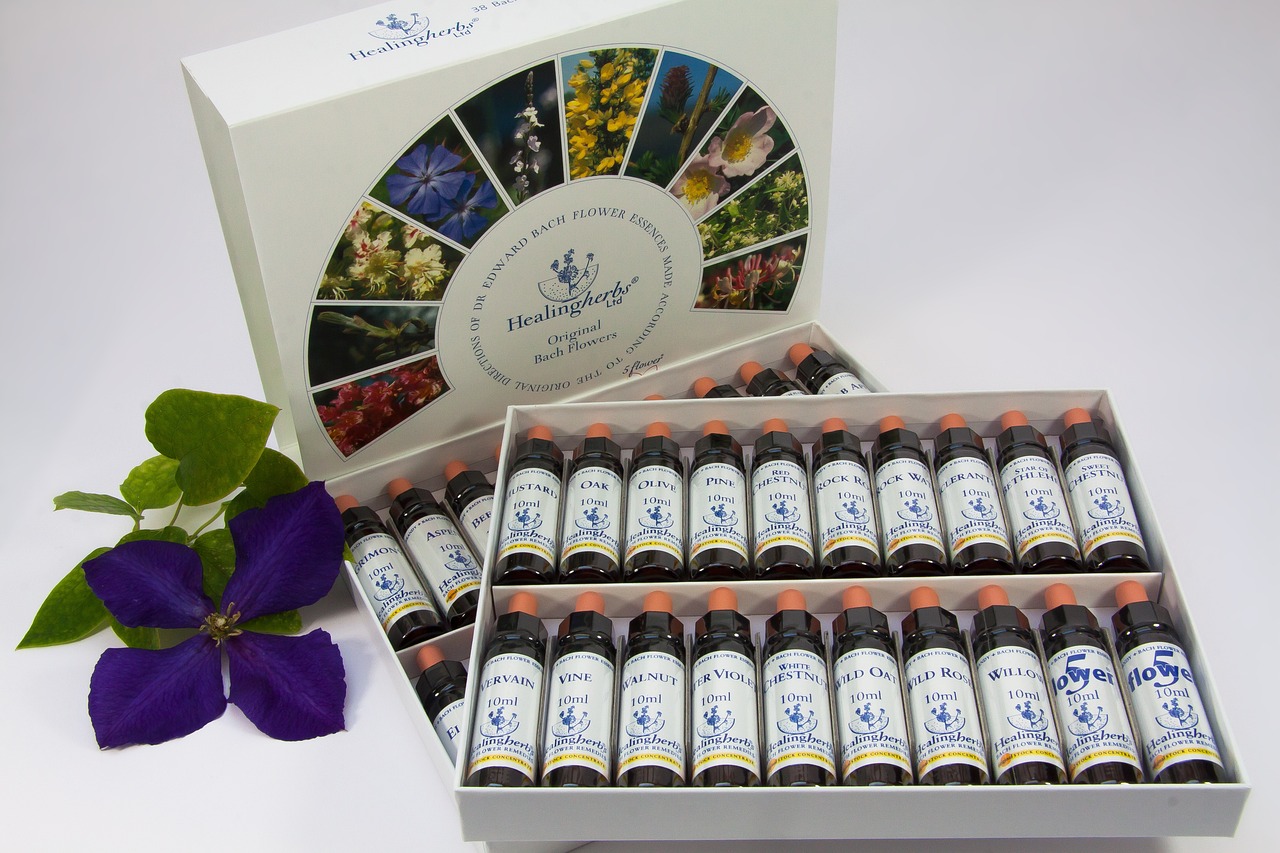 aromatherapy bach flower therapy set from Healing Herbs LTD as a product feature