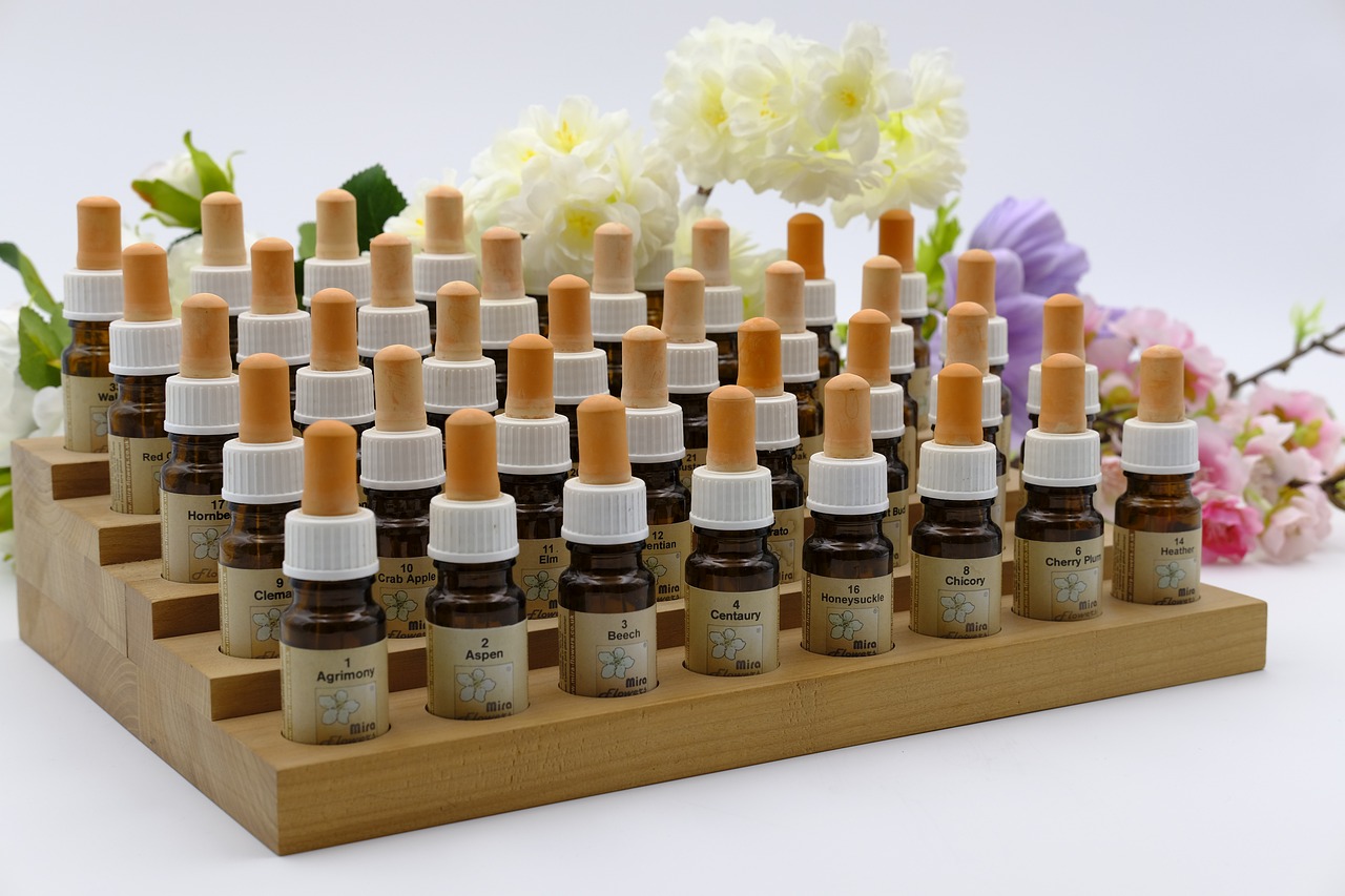 aromatherapy bottle selection stand