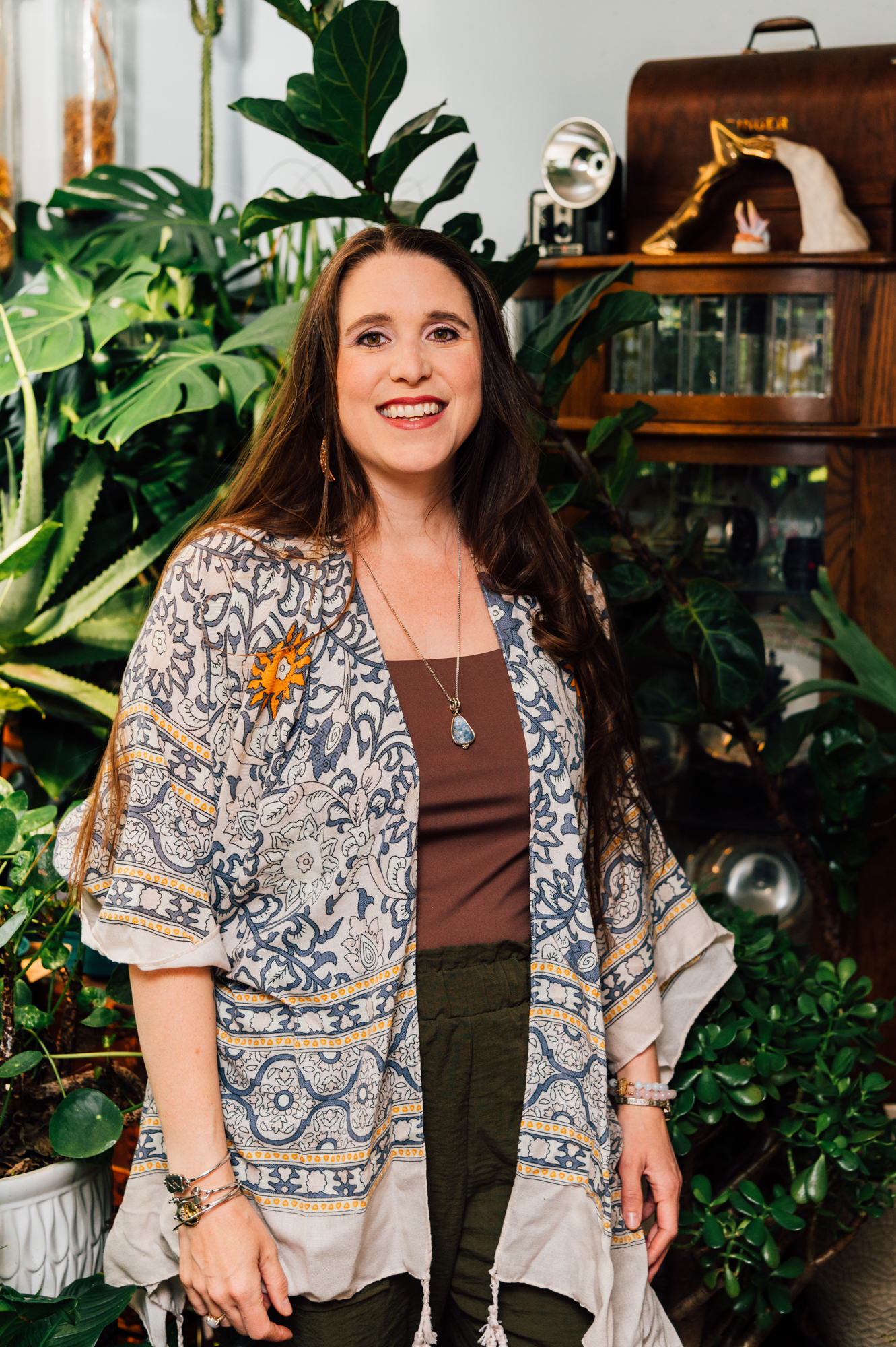 practitioner Bonnie Beth at home